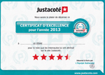 Recommandé par le site justacote.com